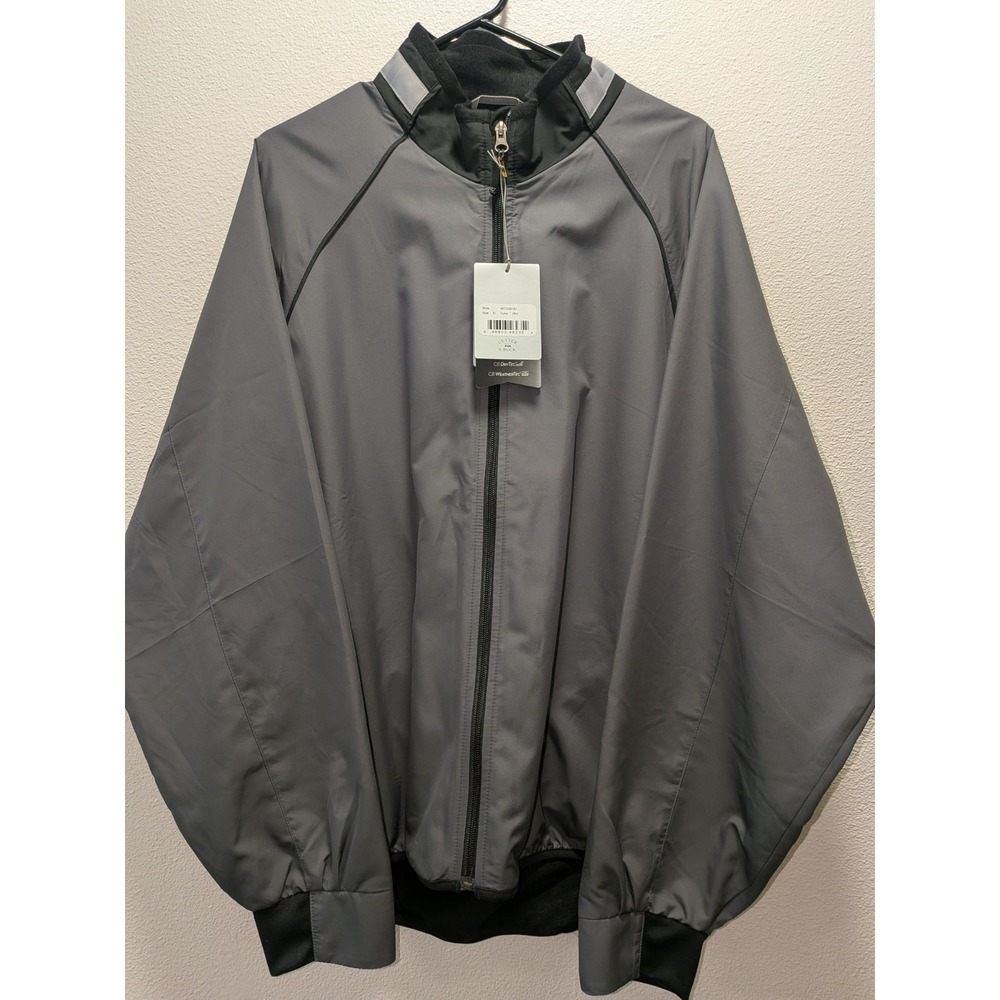Cutter & Buck Jacket Windbreaker Weathertech Wind & Water-Resistant Gray Size XL